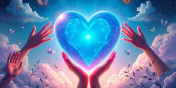 co oznacza niebieskie serce